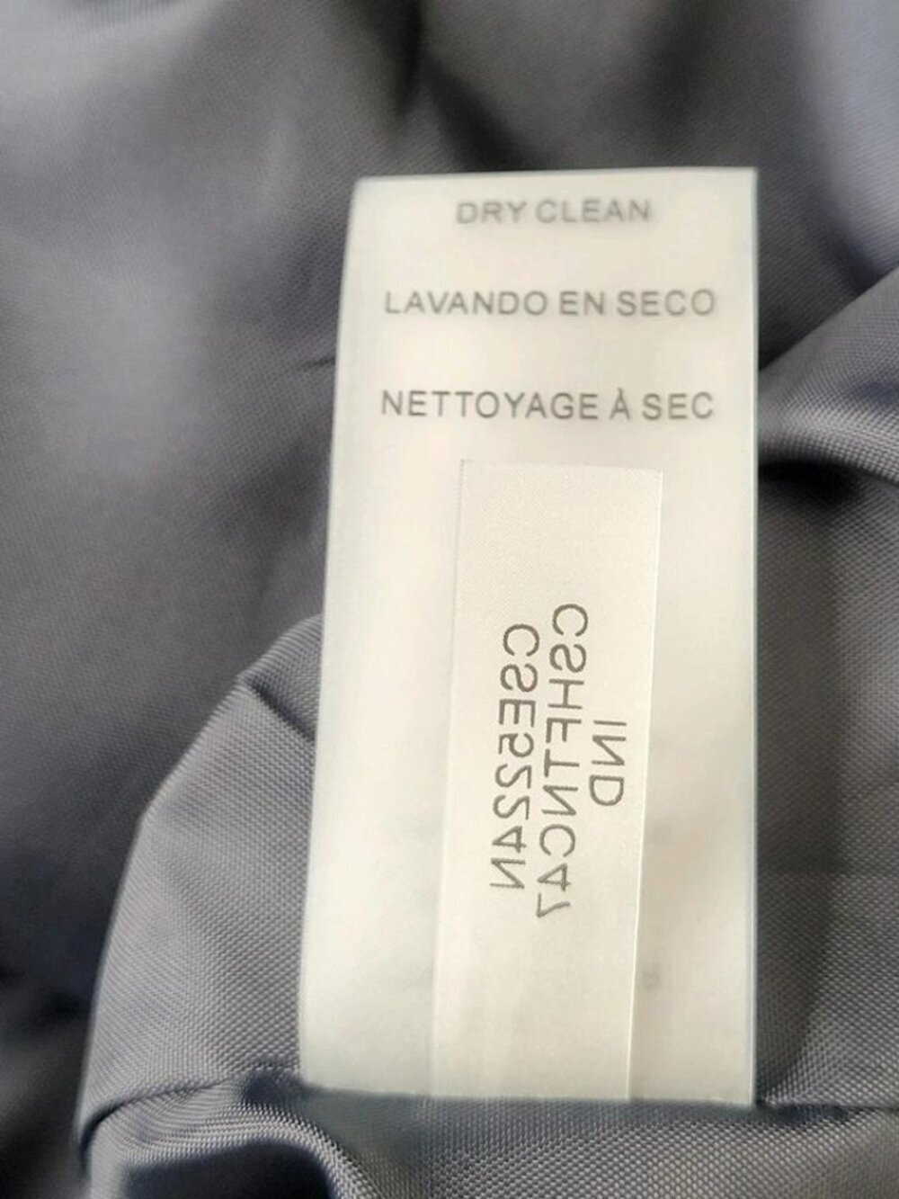 Calvin Klein Blazer Women Size 14 Gray Single Vent 3 Pockets 1 Button Lined New - Picture 11 of 15